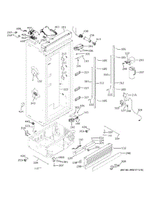 Case Parts parts for Ge Refrigerator ZIR361NPRCII from AppliancePartsPros.com