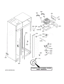 Freezer Section parts for Ge Refrigerator ZIS480NNKII from AppliancePartsPros.com
