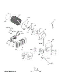 Machine Compartment parts for Ge Refrigerator ZISB420DPEII from AppliancePartsPros.com