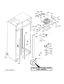 Freezer Section parts for Ge Refrigerator ZISS420DNMSS from AppliancePartsPros.com
