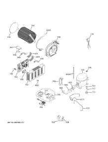 Machine Compartment parts for Ge Refrigerator ZISS420NNMSS from AppliancePartsPros.com