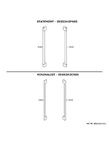 Monogram Customization parts for Ge Refrigerator ZISS480NNGSS from AppliancePartsPros.com