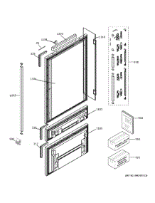 Doors parts for Ge Refrigerator ZIW303NPPBII from AppliancePartsPros.com