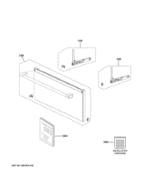 Door Parts parts for Ge Microwave ZSB9131V1SS from AppliancePartsPros.com