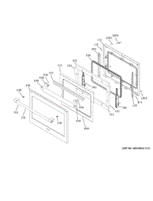 Door parts for Ge Wall Oven ZTS90DPSN3SS from AppliancePartsPros.com