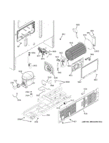 Machine Compartment parts for Ge Refrigerator ZWE23ESNHSS from AppliancePartsPros.com