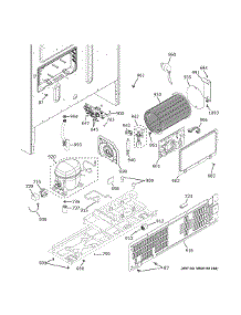 Machine Compartment parts for Ge Refrigerator ZWE23NSYBSS from AppliancePartsPros.com