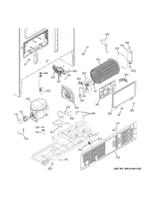 Machine Compartment parts for Ge Refrigerator ZWE23PSNBSS from AppliancePartsPros.com
