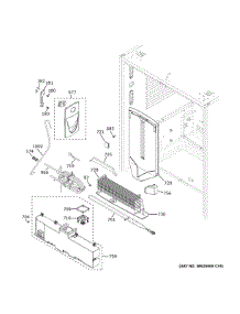 Fresh Food Section parts for Ge Refrigerator ZWE23PSNDSS from AppliancePartsPros.com