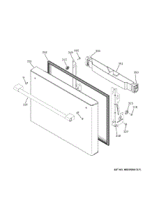 Freezer Door parts for Ge Refrigerator ZWE23PSNESS from AppliancePartsPros.com
