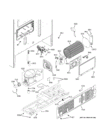 Machine Compartment parts for Ge Refrigerator ZWE23PSNGSS from AppliancePartsPros.com