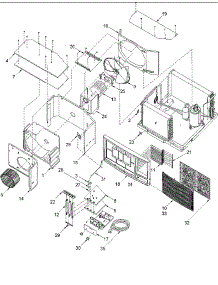 Chassis Assembly parts for  Air Conditioner AAC182SRA from AppliancePartsPros.com