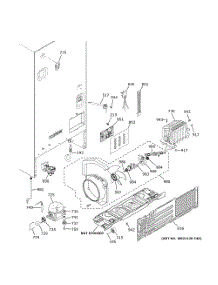 Machine Compartment parts for  Refrigerator QNE27JYMXFFS from AppliancePartsPros.com
