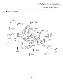 Section 3 parts for Lg Dishwasher 13383 from AppliancePartsPros.com