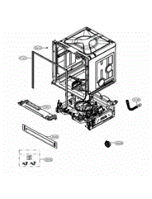 Main parts for Lg Dishwasher 14305 from AppliancePartsPros.com