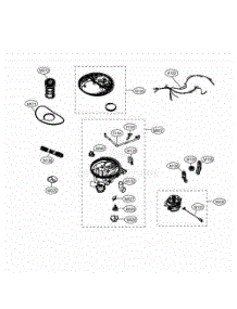 Sump Assembly parts for Lg Dishwasher 14355 from AppliancePartsPros.com