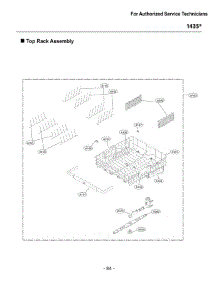 Section 4 parts for Lg Dishwasher 14357 from AppliancePartsPros.com