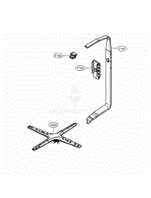 Water Guide Assembly parts for Lg Dishwasher 14677 from AppliancePartsPros.com