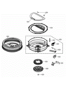 Tub Assembly parts for Lg Washer Dryer Combo 1973 from AppliancePartsPros.com