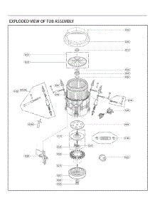 Tub Assembly parts for Lg Washer 31422 from AppliancePartsPros.com