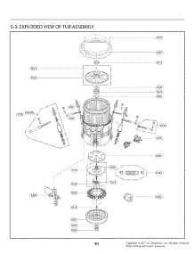 Tub Assembly parts for Lg Washer Dryer Combo 31433 from AppliancePartsPros.com