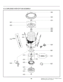 Tub Assembly parts for Lg Washer Dryer Combo 31452 from AppliancePartsPros.com