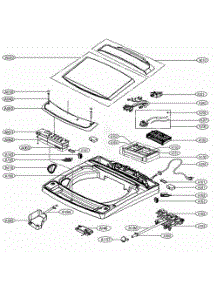 Top Cover Assembly parts for Lg Washer 31463 from AppliancePartsPros.com