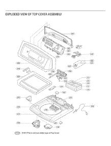 Top Cover Assembly parts for Lg Washer 31513 from AppliancePartsPros.com