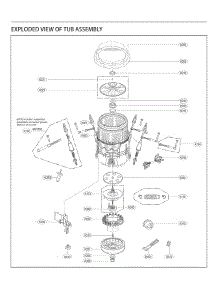 Section 3 parts for Lg Washer 31623 from AppliancePartsPros.com