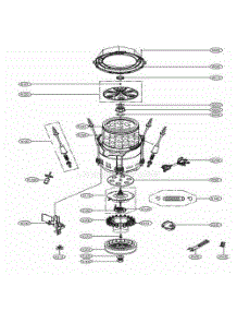Tub Assebly parts for Lg Washer Dryer Combo 35563 from AppliancePartsPros.com