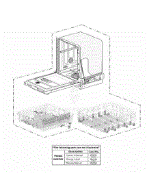 Main parts for Lg Dishwasher 39232533 from AppliancePartsPros.com