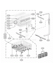 Rack Assembly parts for Lg Dishwasher 39232533 from AppliancePartsPros.com