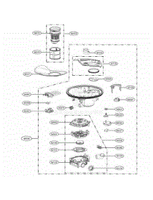 Sump Assembly parts for Lg Dishwasher 39232533 from AppliancePartsPros.com