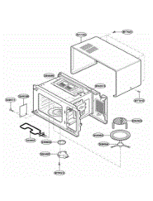 Oven Cavity Parts parts for Lg Range 3WG2532 from AppliancePartsPros.com