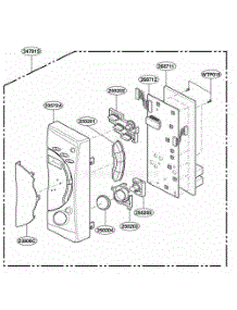 Controller Parts parts for Lg Range 3WM2533E from AppliancePartsPros.com