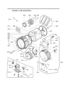 Section 2 parts for Lg Washer 41003 from AppliancePartsPros.com
