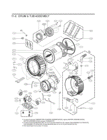 Drum & Tub Assembly parts for Lg Washer 41073 from AppliancePartsPros.com