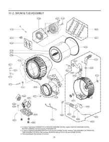 Section 2 parts for Lg Washer 41262 from AppliancePartsPros.com