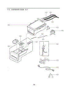 Dispenser parts for Lg Washer 41302 from AppliancePartsPros.com
