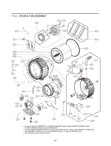 Section 2 parts for Lg Washer 41303 from AppliancePartsPros.com