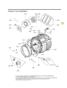 Section 2 parts for Lg Washer 41362 from AppliancePartsPros.com
