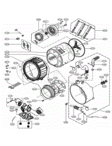 Drum And Tub Assembly parts for Lg Washer Dryer Combo 41473 from AppliancePartsPros.com