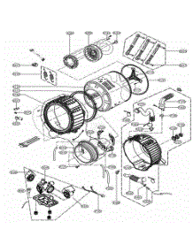 Drum And Tub Assembly parts for Lg Washer 41483 from AppliancePartsPros.com