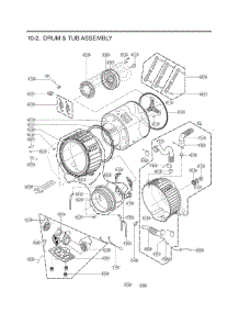 Drum & Tub Assembly parts for Lg Washer 41582 from AppliancePartsPros.com