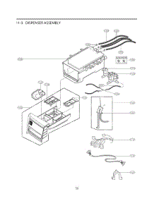 Dispenser parts for Lg Washer 41782 from AppliancePartsPros.com