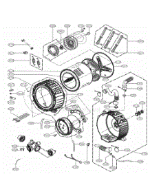 Drum And Tub Assembly parts for Lg Washer 41783 from AppliancePartsPros.com