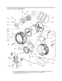 Section 2 parts for Lg Washer 41963 from AppliancePartsPros.com