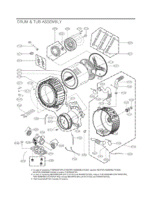 Section 2 parts for Lg Washer 41983 from AppliancePartsPros.com