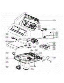 Top Cover Assembly parts for Lg Washer Dryer Combo 42652115 from AppliancePartsPros.com