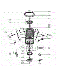 Tub Assembly parts for Lg Washer Dryer Combo 42652115 from AppliancePartsPros.com